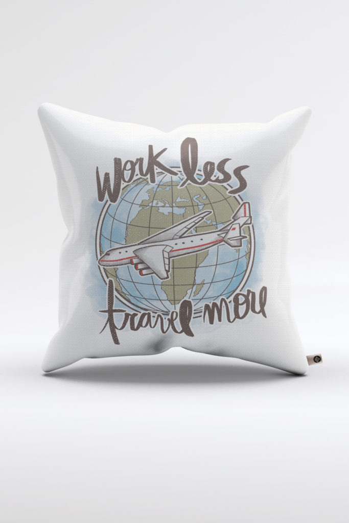 Conheça a linha de produtos do Destinos Imperdíveis! almofada travelmore