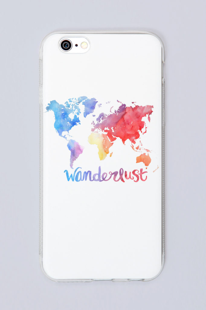 Conheça a linha de produtos do Destinos Imperdíveis! celular wanderlust