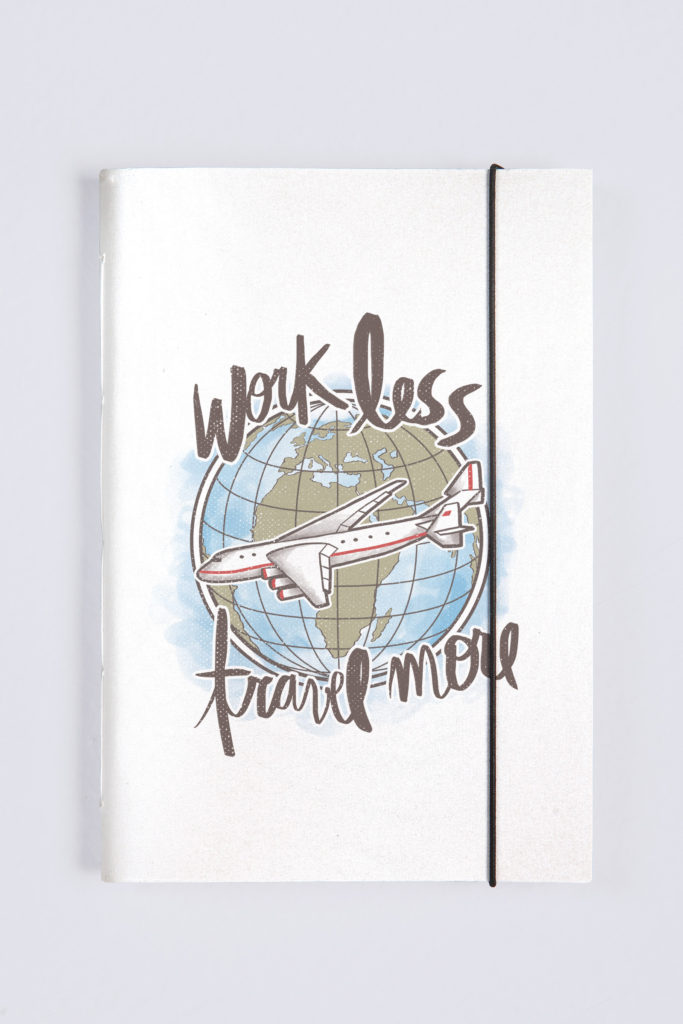 Conheça a linha de produtos do Destinos Imperdíveis! sketchbook travelmore