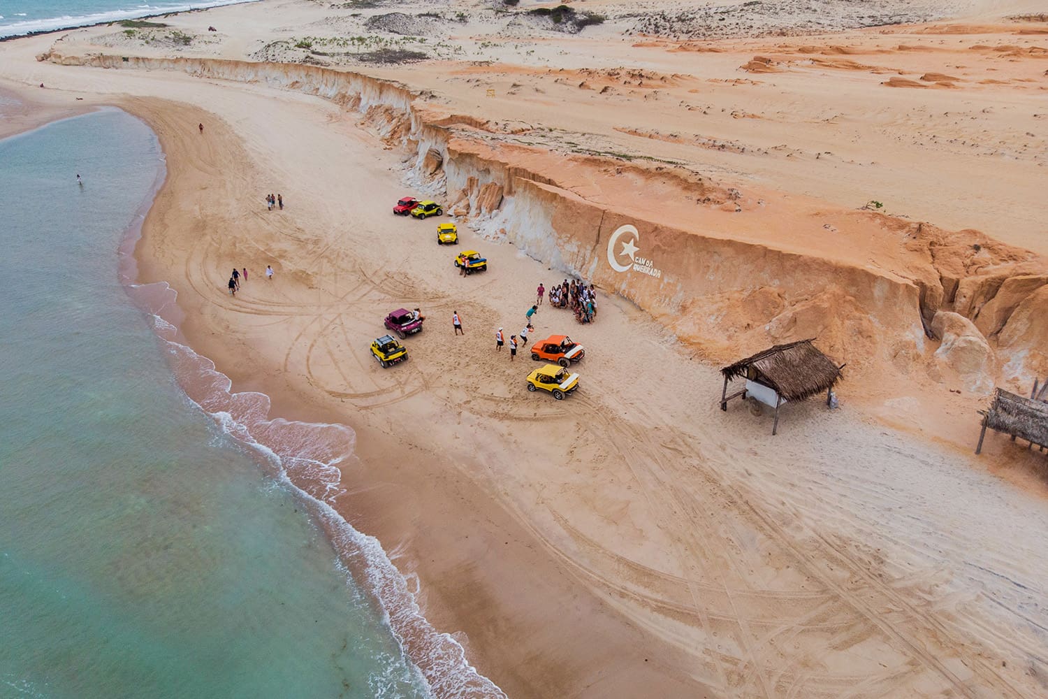 As melhores praias do Nordeste di canoa quebrada