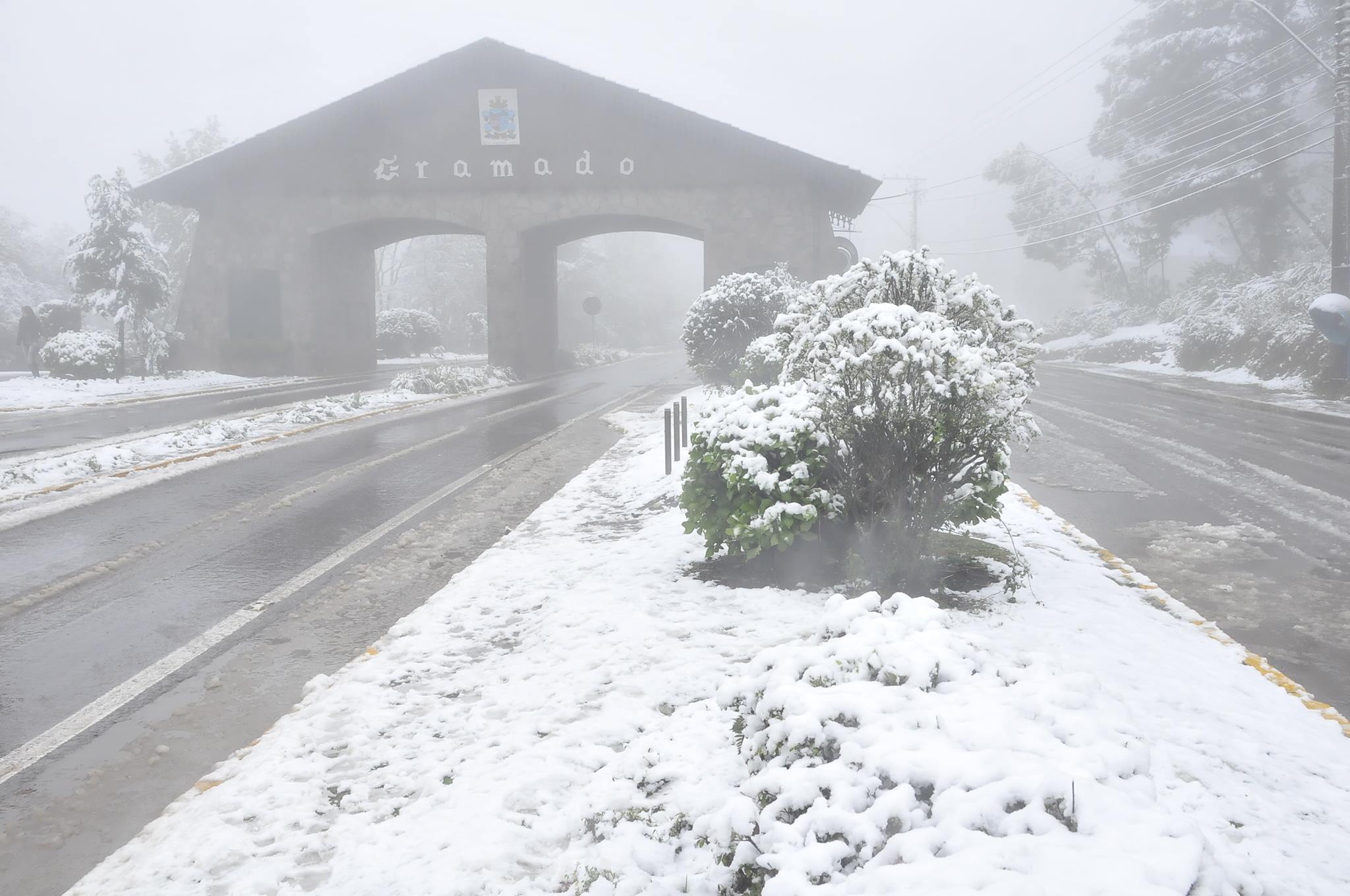 Neve em Gramado