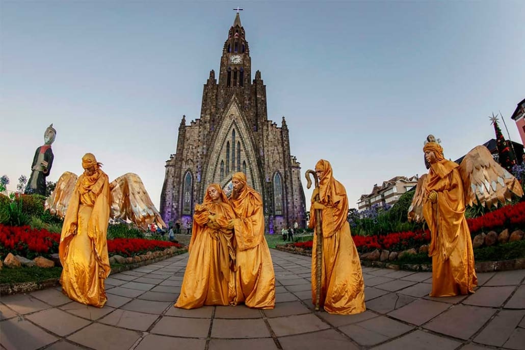 Natal de Canela - Estátuas