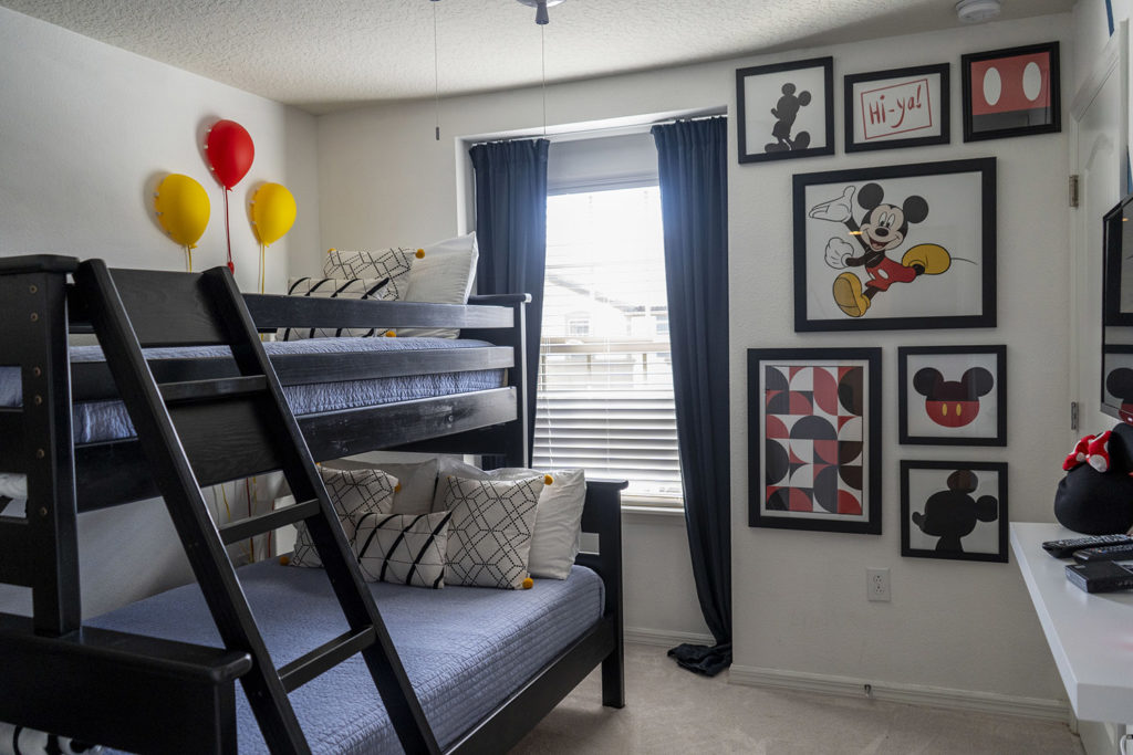 Quarto temático com o Mickey em uma casa em Orlando