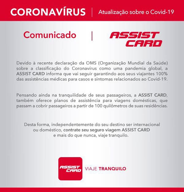 Assist Card - Coronavírus