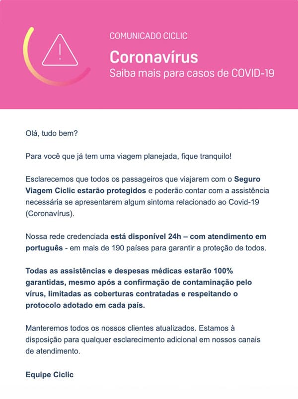 Ciclic - Coronavírus