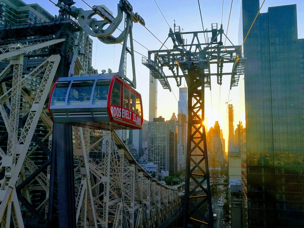 Passeios alternativos de Nova York: Teleférico Roosevelt