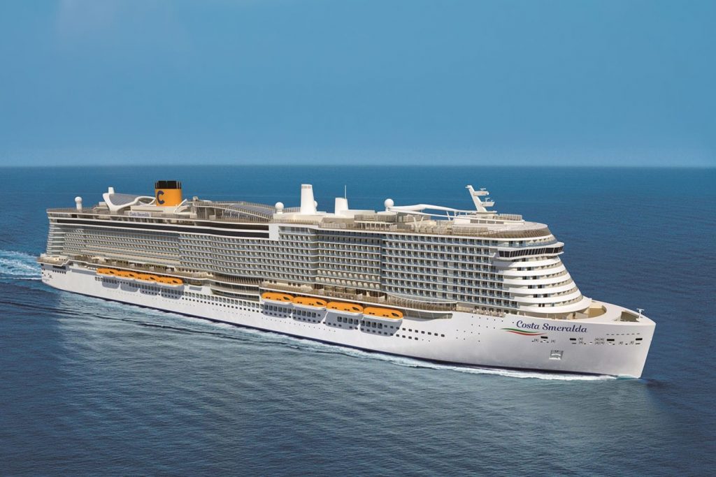 Maiores navios de cruzeiros do mundo - Costa Smeralda
