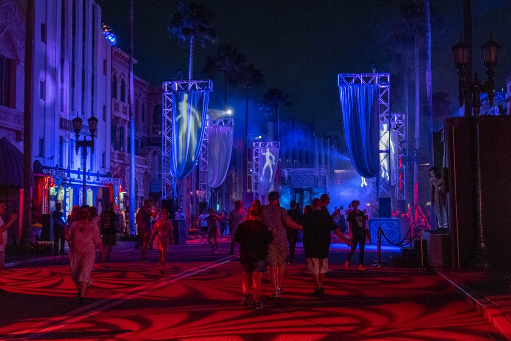Ruas do Universal Studios durante o Halloween Horror Nights (Foto: Andy Spinelli)