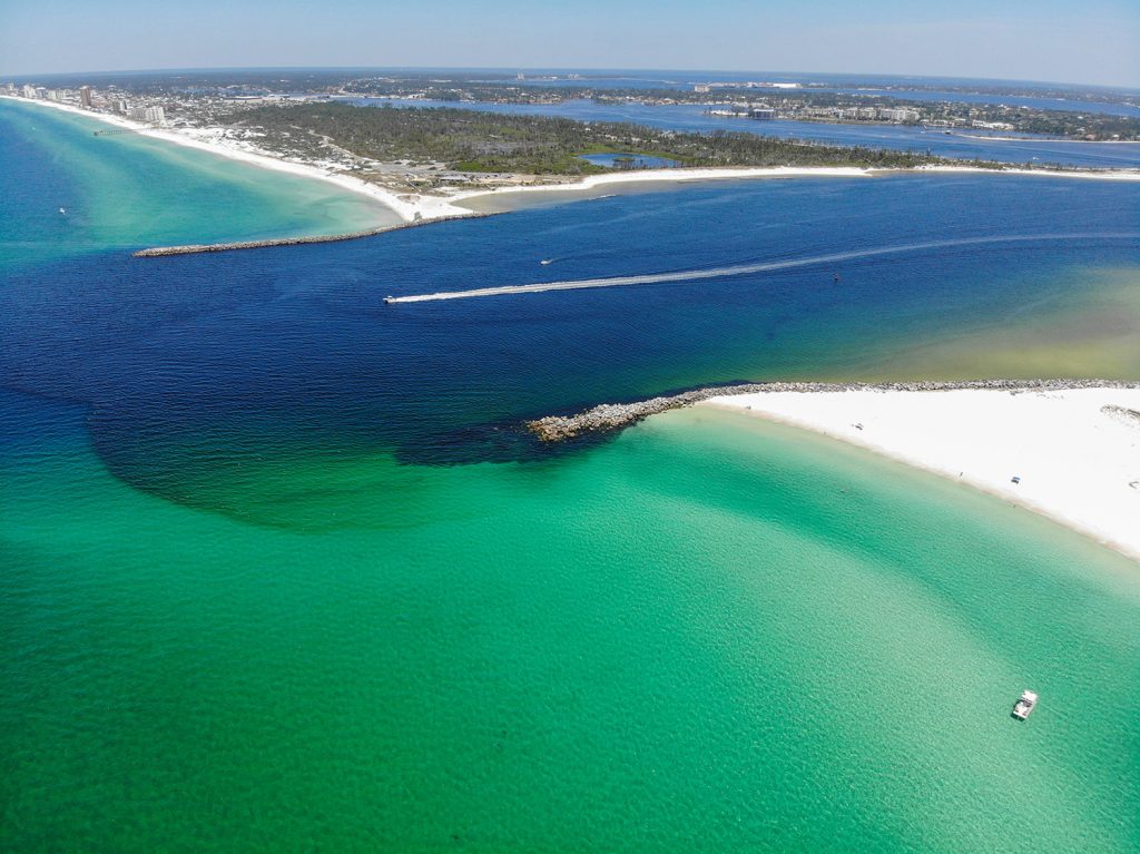 Shell Island vista de cima (Foto: Andy Spinelli)