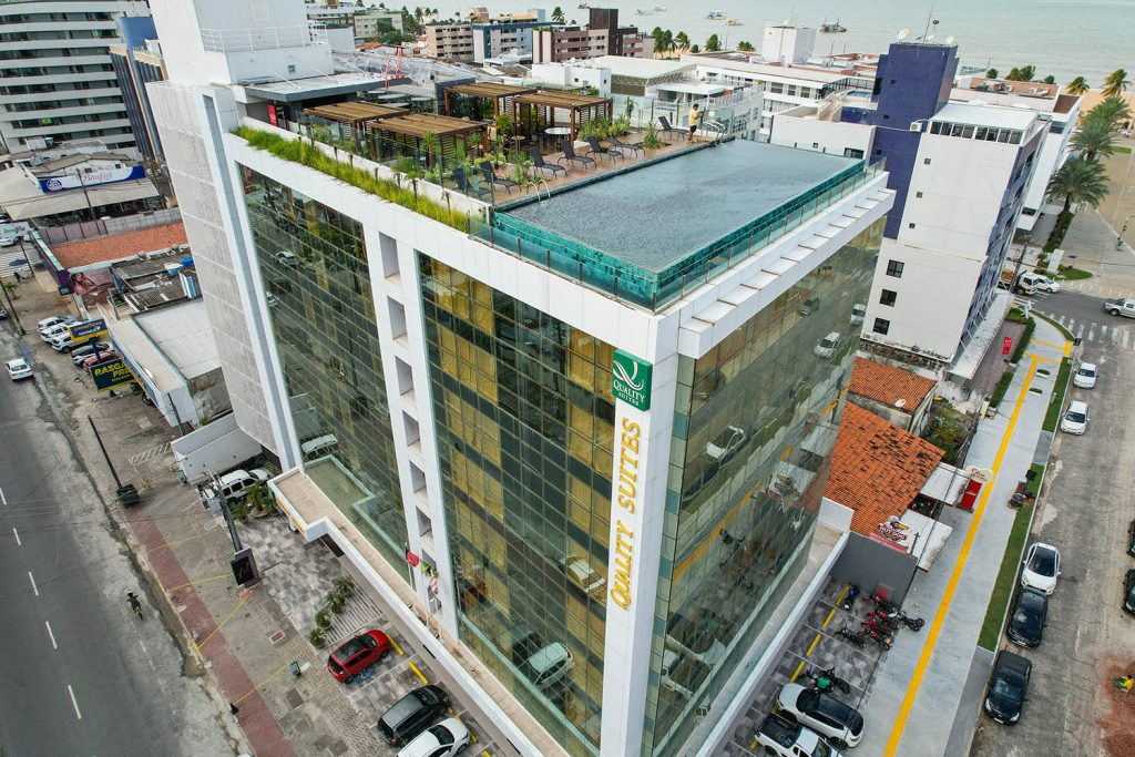 Rooftop do Quality Suites João Pessoa (Foto: Andy Spinelli)