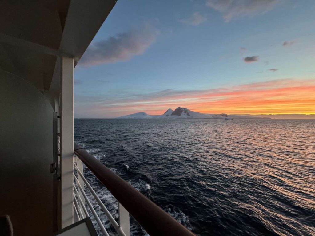 navegação de cruzeiro na antártida