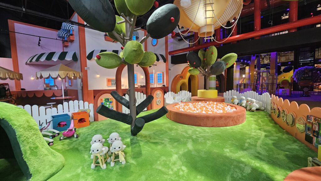 area tematica de fazendinha na oficina da diversao em gramado