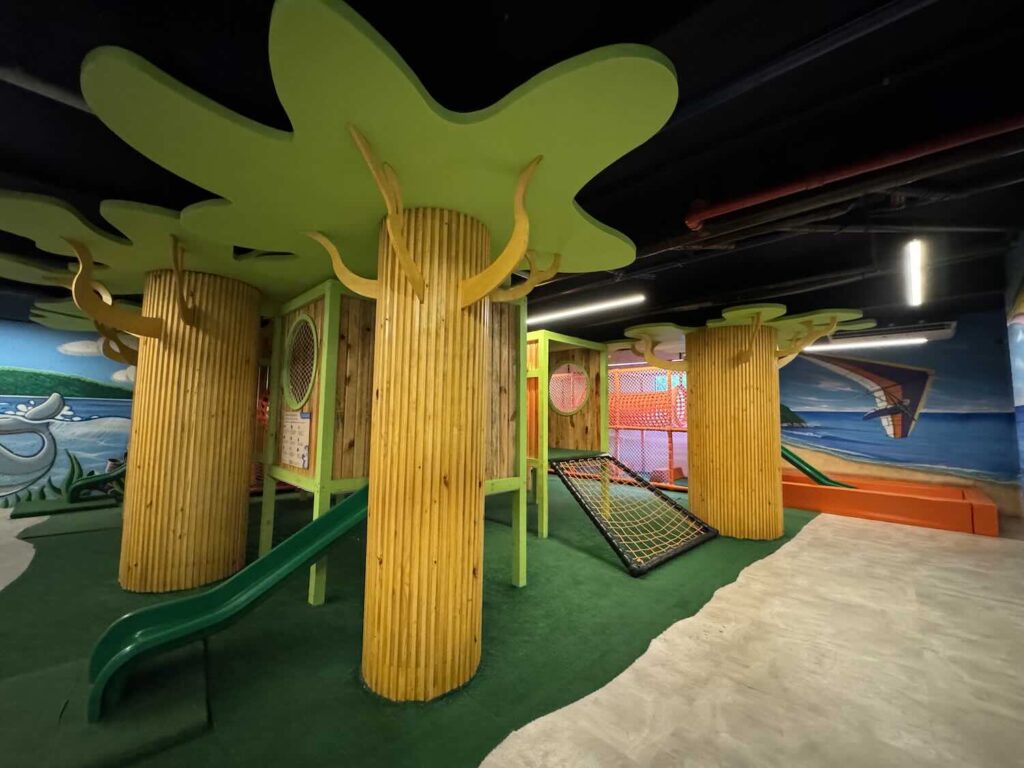 área tematica infantil de um resort
