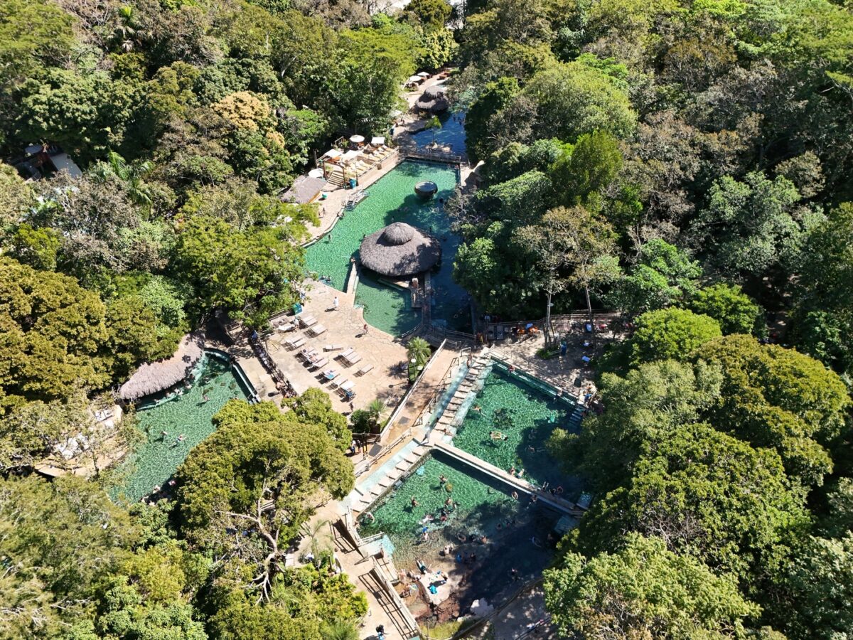 Parque das Fontes visto de cima. 
